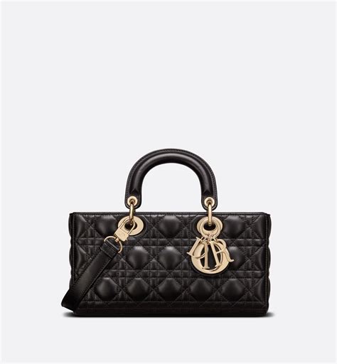 dior micro d-joy bag black cannage lambskin women|christian Dior lambskin cannage.